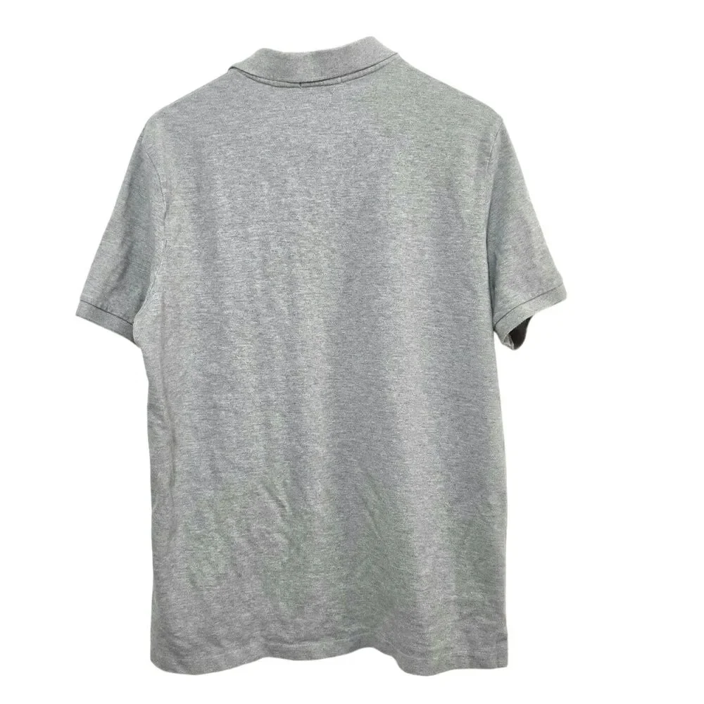Polo Ralph Lauren Polo Shirt Men's Sz L Gray Green Pony Preppy Minimalist Casual